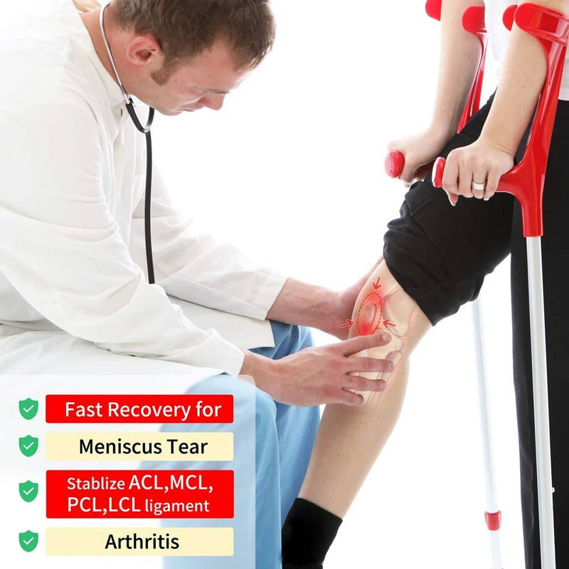 1 peça joelheiras para dor no joelho com estabilizadores laterais, alivia efica - Confortiva