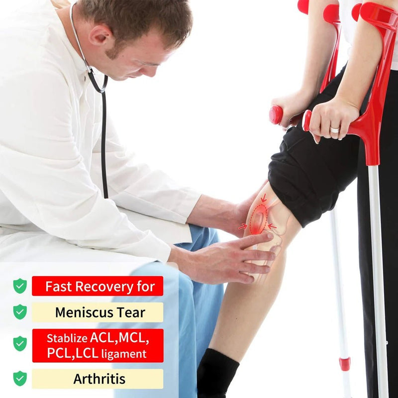 1 peça joelheiras para dor no joelho com estabilizadores laterais, alivia efica - Confortiva