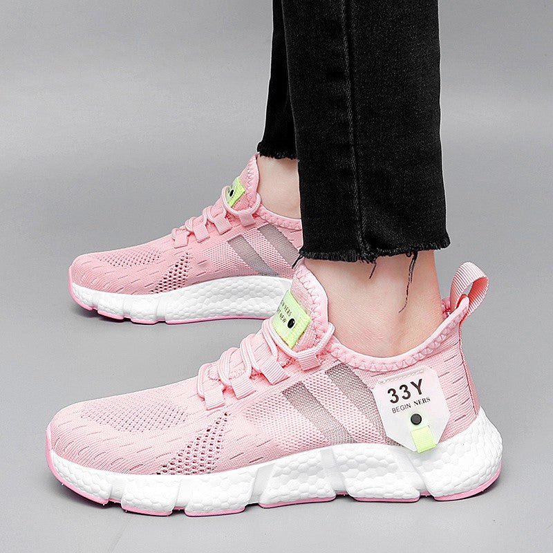 Verão feminino sapatos esportivos confortáveis tênis ao ar livre sapatos - Confortiva